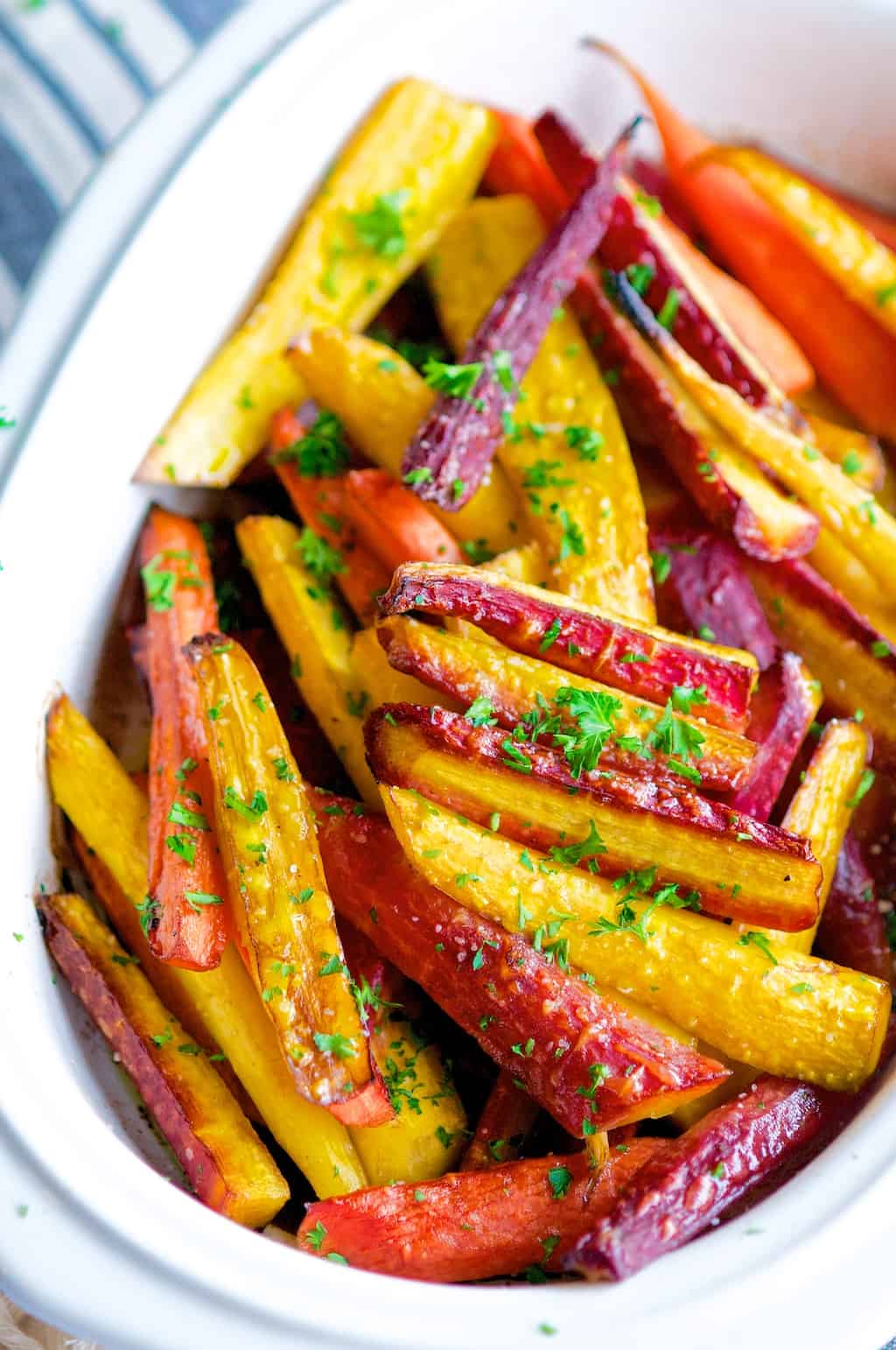 Balsamic Honey Glazed Rainbow Carrots - Aberdeen's Kitchen