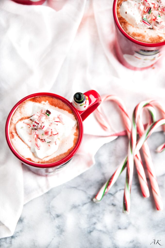 Homemade Peppermint Vodka Hot Chocolate - Aberdeen's Kitchen