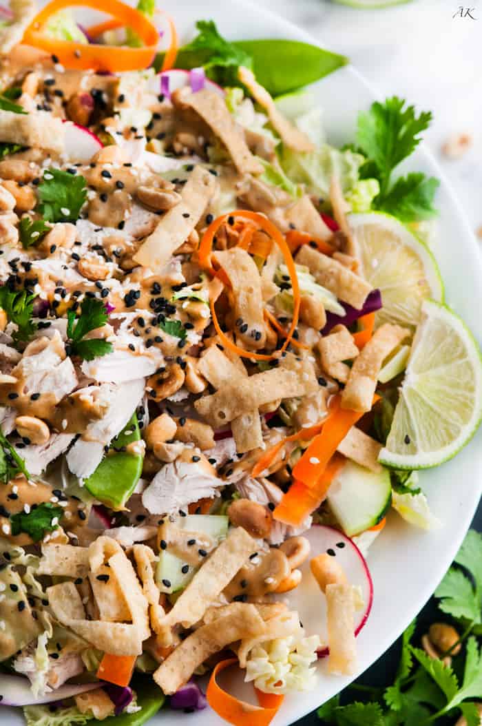Crunchy Thai Chicken Salad - Aberdeen's Kitchen