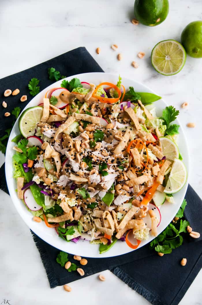 Crunchy Thai Chicken Salad - Aberdeen's Kitchen