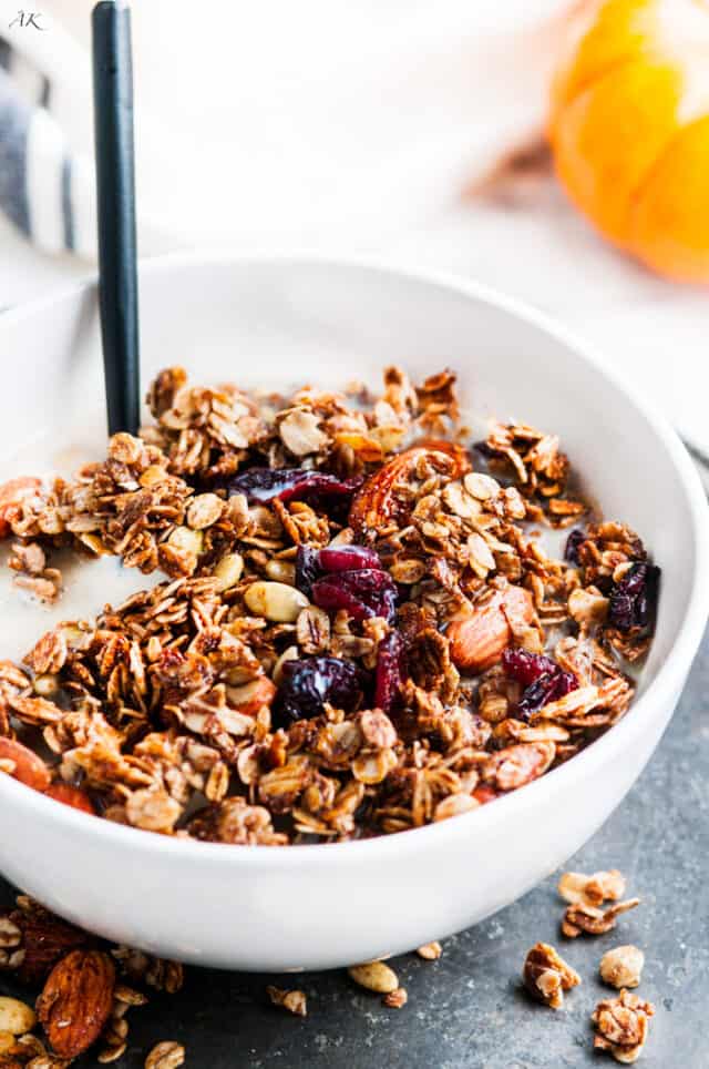 Pumpkin Spice Almond Granola - Aberdeen's Kitchen