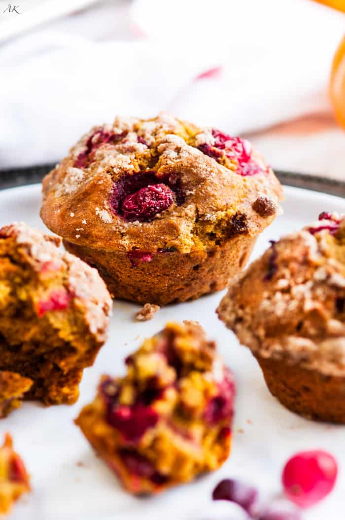 Pumpkin Spice Cranberry Muffins - Aberdeen's Kitchen