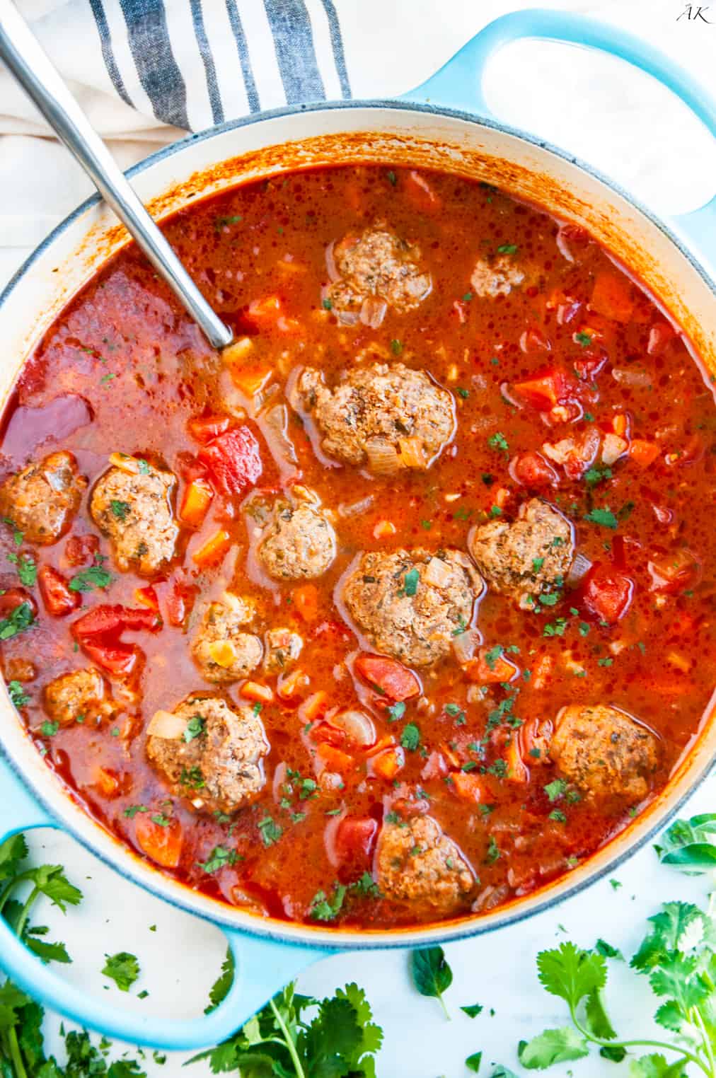 Albondigas Soup (mexican Meatball Soup) - Aberdeen's Kitchen