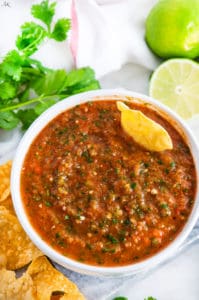 Classic Roasted Tomato Salsa | aberdeenskitchen.com