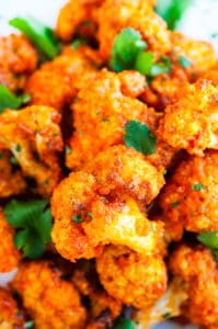 Spicy Buffalo Cauliflower Wings | aberdeenskitchen.com