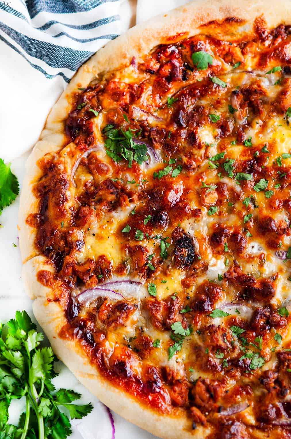 BBQ Chicken Pizza | aberdeenskitchen.com - Aberdeen's Kitchen