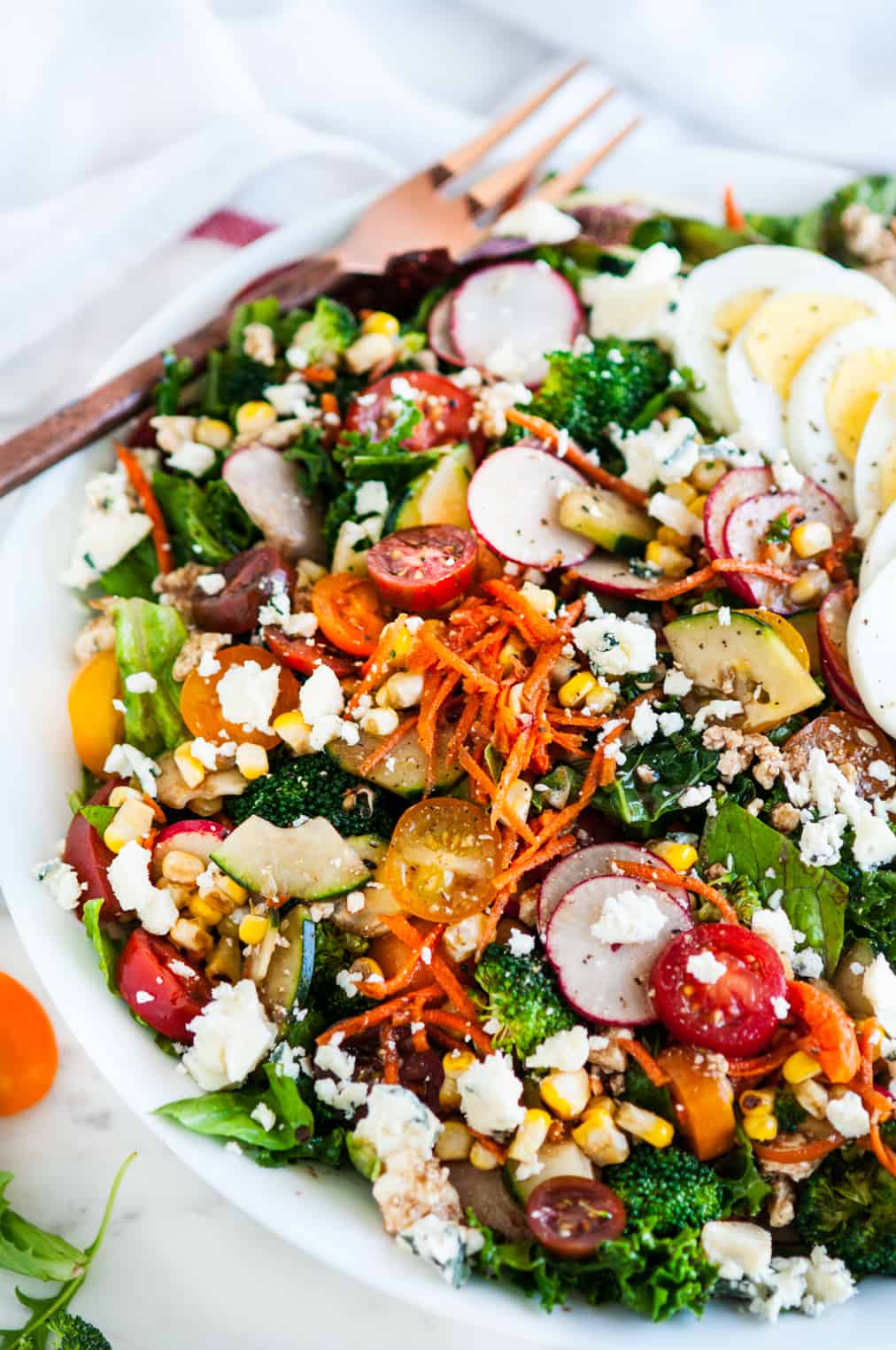 Loaded Chopped Veggie Salad - Aberdeen's Kitchen