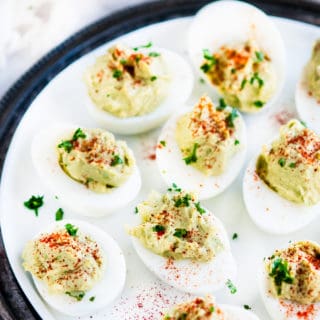 Guacamole Deviled Eggs Recipe