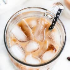 Iced Vanilla Latte Recipe - Real + Vibrant