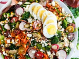 Loaded Chopped Veggie Salad Aberdeen S Kitchen