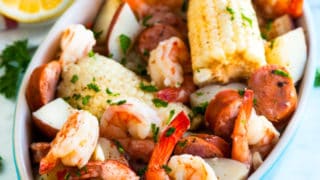 One-Pot Cajun Shrimp Boil with Orzo – Anolon