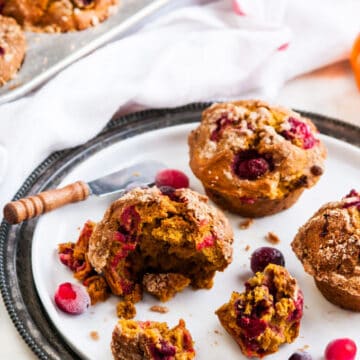 Pumpkin Spice Cranberry Muffins - Aberdeen's Kitchen