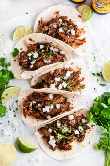 Slow Cooker Pork Carnitas Tacos - Aberdeen's Kitchen