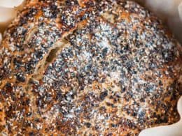 No-Knead Everything Bagel Bread – Leite's Culinaria