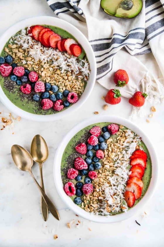 Supercharged Green Smoothie Bowl - Aberdeen's Kitchen