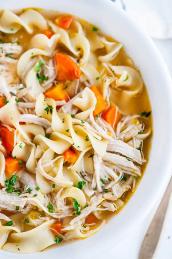 Instant Pot Chicken Noodle Soup - Aberdeen's Kitchen