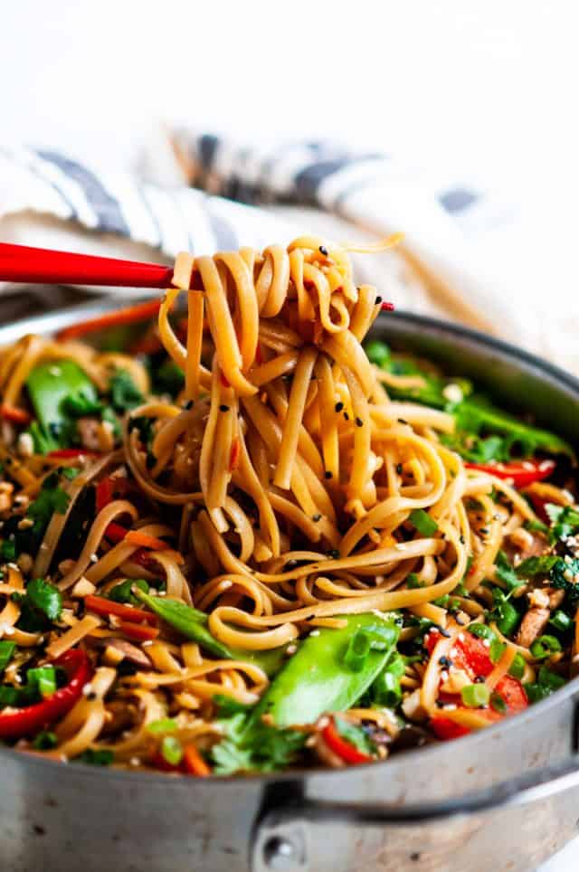 Spicy Thai Noodle Stir Fry - Aberdeen's Kitchen