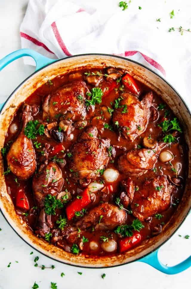 Julia Child's Coq au Vin - Aberdeen's Kitchen