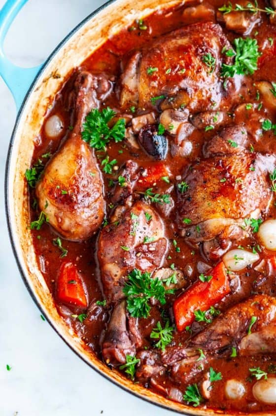 Julia Child's Coq au Vin - Aberdeen's Kitchen