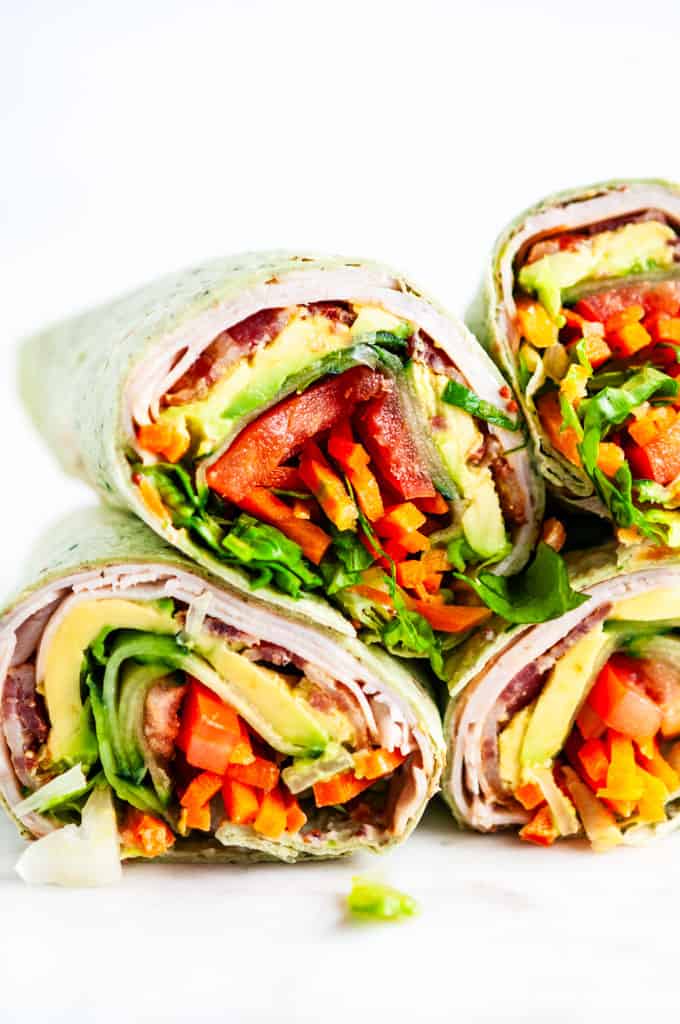 Turkey BLT Wraps - Aberdeen's Kitchen