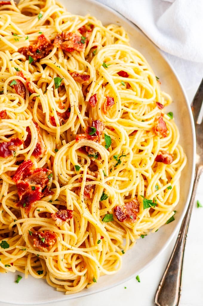 Classic Spaghetti Carbonara-7 - Aberdeen's Kitchen