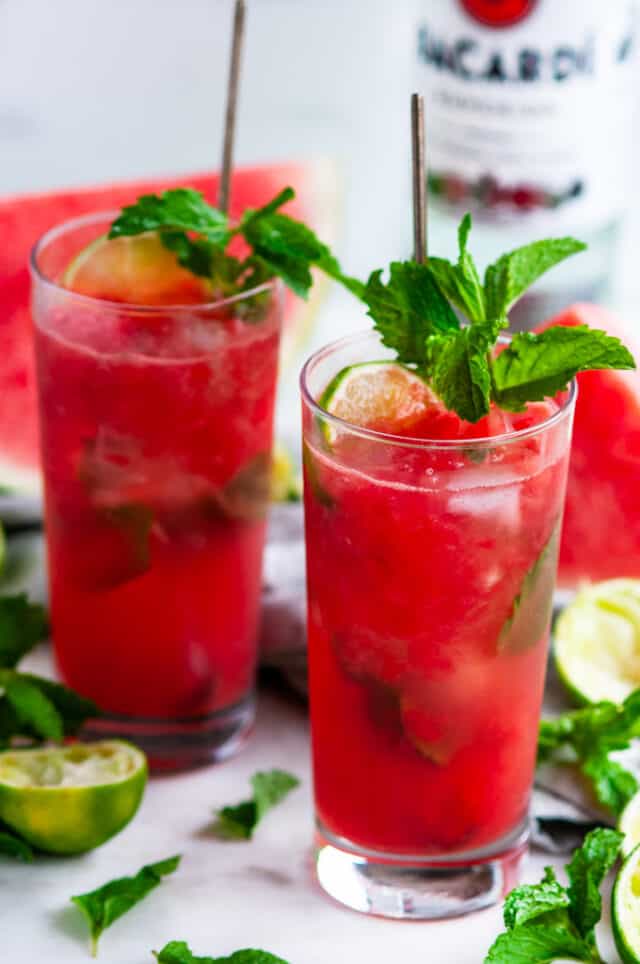 Fresh Watermelon Mojito - Aberdeen's Kitchen