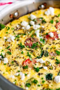 Greek Vegetable Frittata - Aberdeen's Kitchen