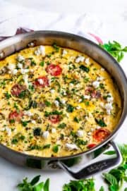 Greek Vegetable Frittata - Aberdeen's Kitchen