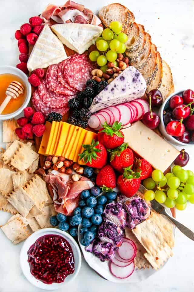 Spring Berry Cheese Board