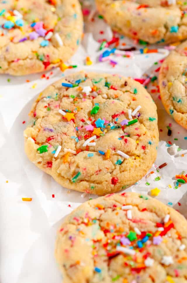 Soft Chewy Funfetti Cookies - Aberdeen's Kitchen