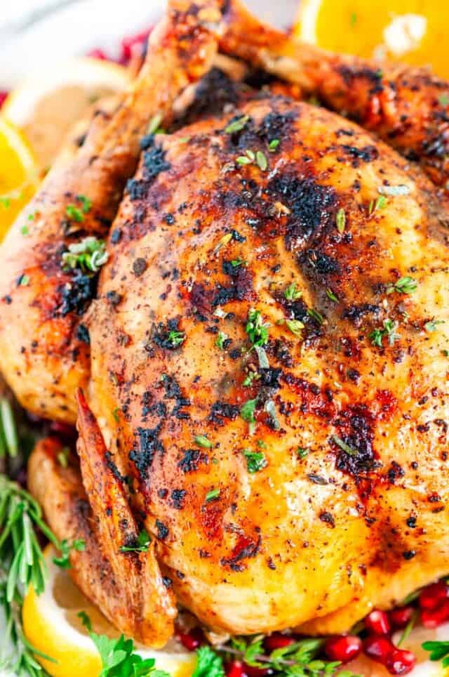 Herb Garlic Butter Roasted Turkey - Aberdeen's Kitchen