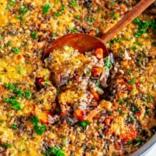 One Pot Turkey Wild Rice Casserole - Aberdeen's Kitchen