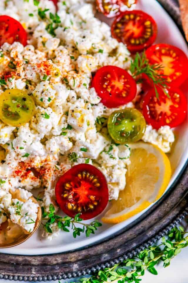 Easy Crumbled Feta Cheese Dip - Aberdeen's Kitchen