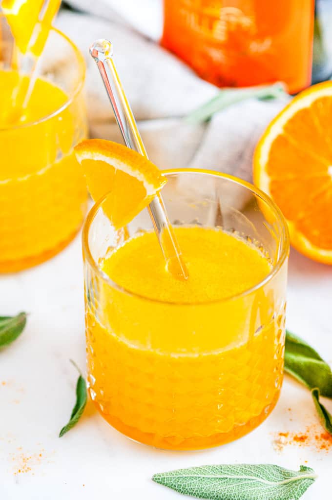 Immune Boosting Orange Turmeric Cocktail - Aberdeen's Kitchen