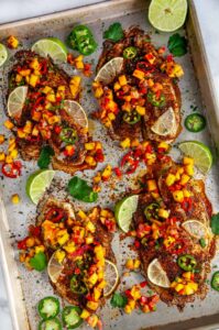 Sheet Pan Chili Lime Tilapia - Aberdeen's Kitchen