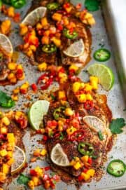 Sheet Pan Chili Lime Tilapia - Aberdeen's Kitchen