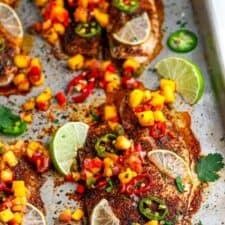 Sheet Pan Chili Lime Tilapia - Aberdeen's Kitchen