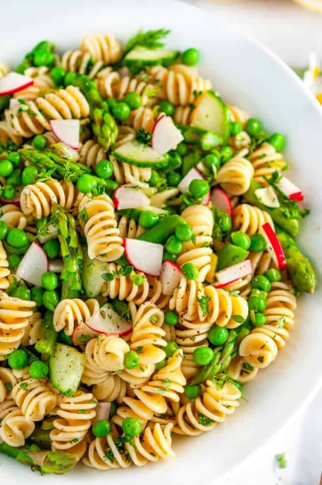 Springtime Vegetable Pasta Salad - Aberdeen's Kitchen