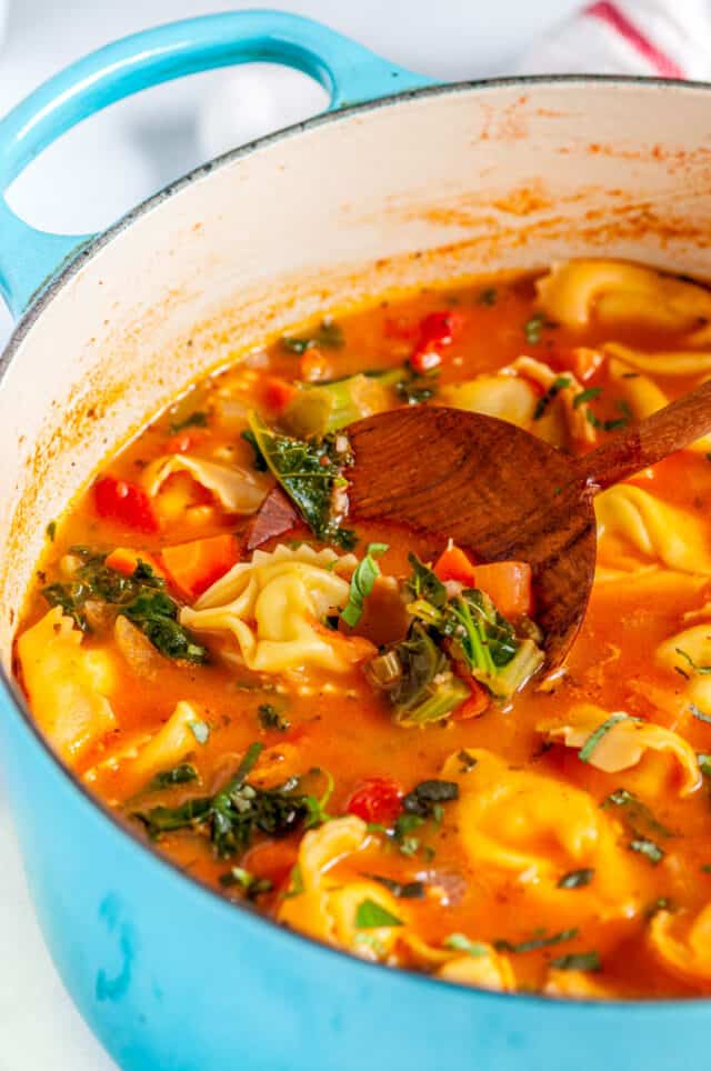 Vegetable Tortellini Soup - Aberdeen's Kitchen