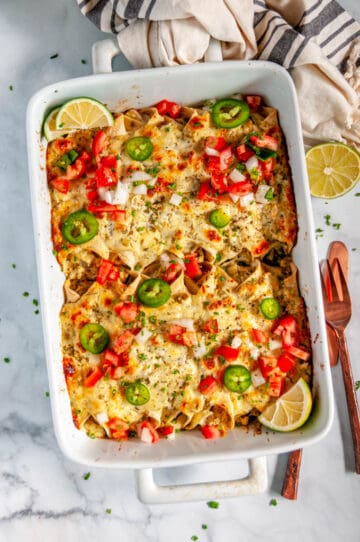 Chicken Enchiladas Suizas - Aberdeen's Kitchen