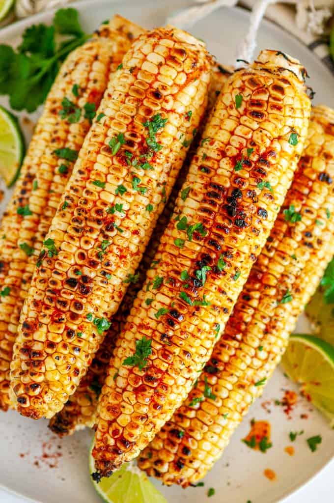 Grilled Chili Lime Honey Butter Corn on the Cob-5 - Aberdeen's Kitchen