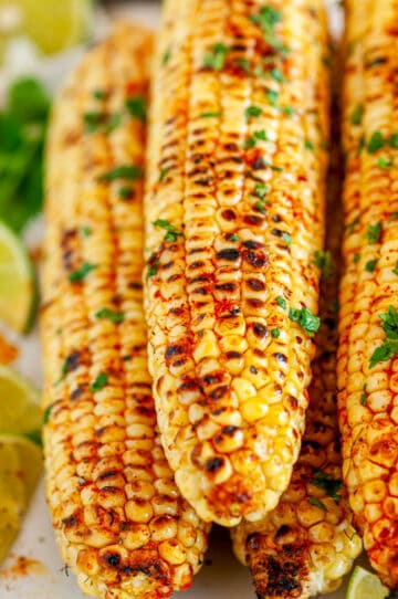 Grilled Chili Lime Honey Butter Corn on the Cob - Aberdeen's Kitchen