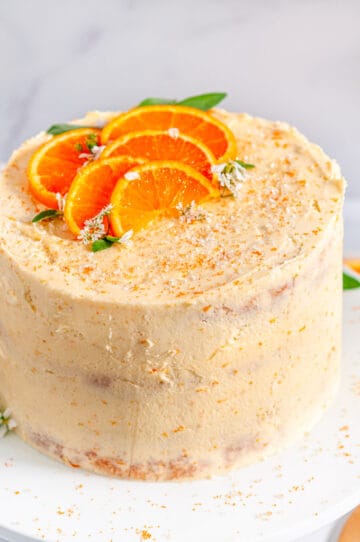 Orange Cake With Zesty Cream Cheese Frosting - Aberdeen's Kitchen