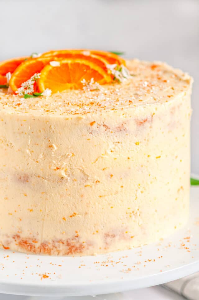 Orange Cake with Zesty Cream Cheese Frosting - Aberdeen's Kitchen