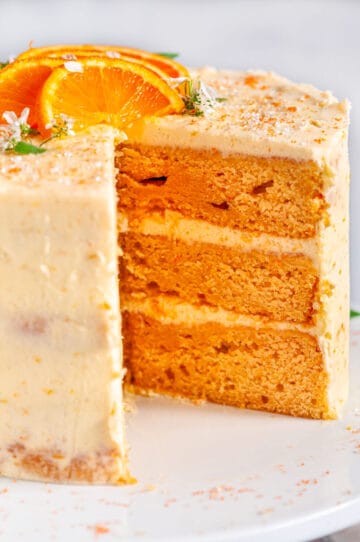 Orange Cake with Zesty Cream Cheese Frosting - Aberdeen's Kitchen