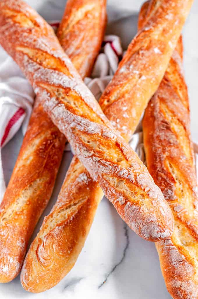 Classic Crusty French Baguettes - Aberdeen's Kitchen