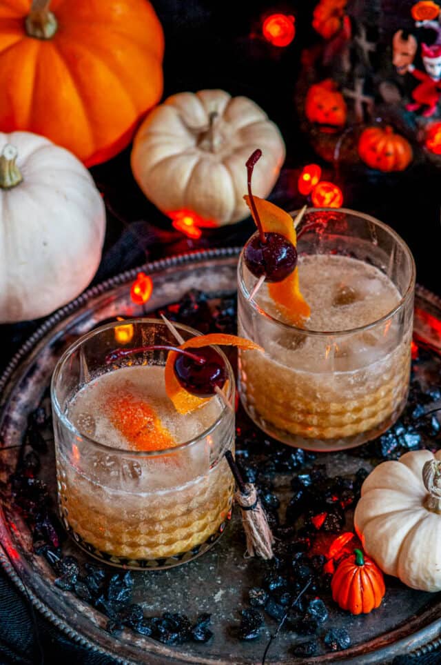 Pumpkin Bourbon Old Fashioned - Aberdeen's Kitchen