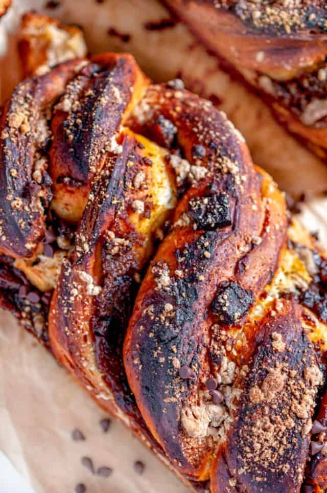 Chocolate Chunk Pumpkin Babka - Aberdeen's Kitchen