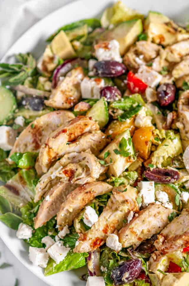 Greek Avocado Chicken Salad-3 - Aberdeen's Kitchen