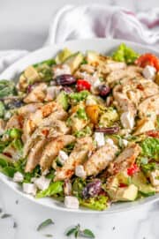 Greek Avocado Chicken Salad - Aberdeen's Kitchen